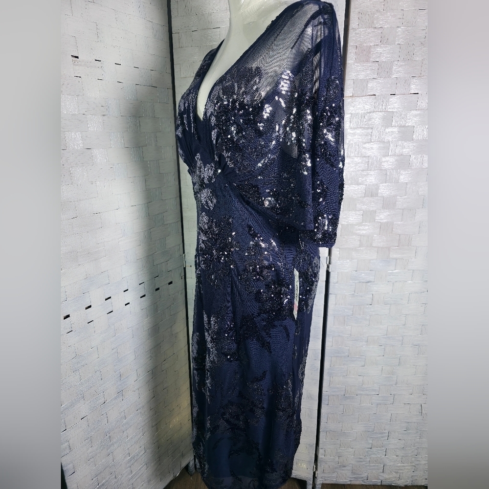 R&M RICHARDS SEQUIN DRESS - Picture 7 of 11